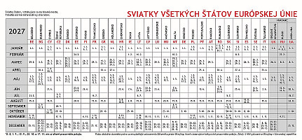 Stolový kalendár Plánovací 2027 3