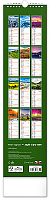 NOTIQUE Nástenný kalendár Krajina CZ/SK 2027, 12 x 48 cm 13