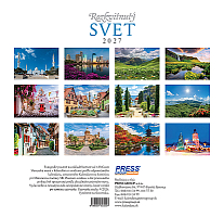 Nástenný kalendár Rozkvitnutý SVET 2027 5