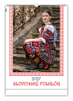 Nástenný kalendár SLOVENSKÝ FOLKLÓR 2027