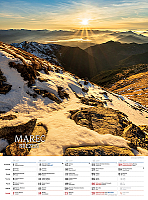 Nástenný kalendár TATRY 2027 1