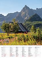 Nástenný kalendár TATRY 2027 2