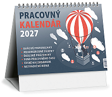 Stolový kalendár Pracovný malý 2027