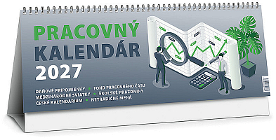 Stolový kalendár Pracovný veľký 2027
