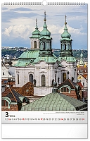 Nástenný kalendár Praha 2024, 33 × 46 cm 3