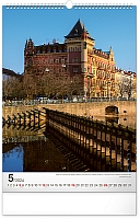 Nástenný kalendár Praha 2024, 33 × 46 cm 5