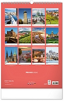 Nástenný kalendár Praha 2024, 33 × 46 cm 14