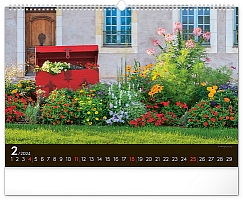 Nástenný kalendár Záhrady 2024, 48 × 33 cm 2