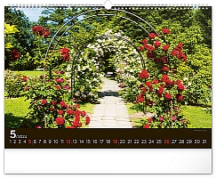 Nástenný kalendár Záhrady 2024, 48 × 33 cm 5