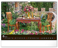 Nástenný kalendár Záhrady 2024, 48 × 33 cm 6