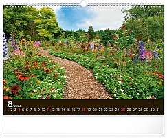 Nástenný kalendár Záhrady 2024, 48 × 33 cm 8