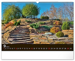 Nástenný kalendár Záhrady 2024, 48 × 33 cm 9