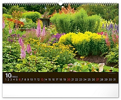 Nástenný kalendár Záhrady 2024, 48 × 33 cm 10