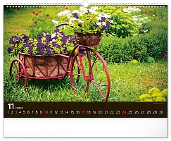 Nástenný kalendár Záhrady 2024, 48 × 33 cm 11