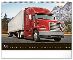 Nástenný kalendár Trucks 2024, 48 × 33 cm 2