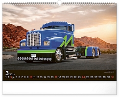 Nástenný kalendár Trucks 2024, 48 × 33 cm 3