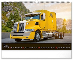 Nástenný kalendár Trucks 2024, 48 × 33 cm 5