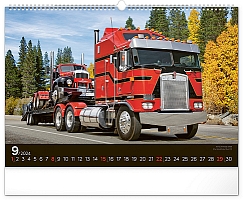Nástenný kalendár Trucks 2024, 48 × 33 cm 9