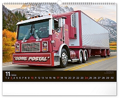 Nástenný kalendár Trucks 2024, 48 × 33 cm 11