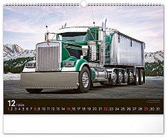 Nástenný kalendár Trucks 2024, 48 × 33 cm 12