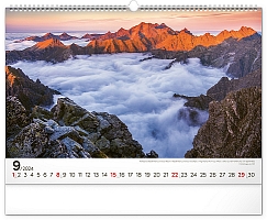 Nástenný kalendár Magické Tatry 2024, 48 × 33 cm 9