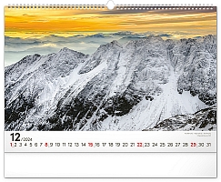 Nástenný kalendár Magické Tatry 2024, 48 × 33 cm 12
