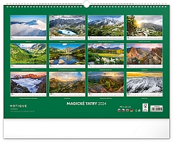 Nástenný kalendár Magické Tatry 2024, 48 × 33 cm 14