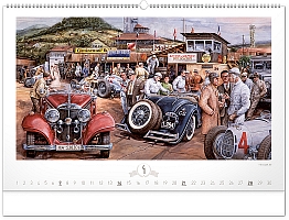 Nástenný kalendár Oldtimers – Václav Zapadlík 2024, 64 × 42 cm 4