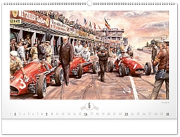 Nástenný kalendár Oldtimers – Václav Zapadlík 2024, 64 × 42 cm 6