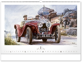 Nástenný kalendár Oldtimers – Václav Zapadlík 2024, 64 × 42 cm 8