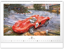 Nástenný kalendár Oldtimers – Václav Zapadlík 2024, 64 × 42 cm 10