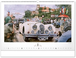 Nástenný kalendár Oldtimers – Václav Zapadlík 2024, 64 × 42 cm 11