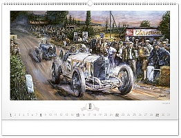 Nástenný kalendár Oldtimers – Václav Zapadlík 2024, 64 × 42 cm 12
