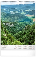 Nástenný kalendár Národné parky Slovenska 2024, 33 × 46 cm 3