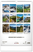 Nástenný kalendár Národné parky Slovenska 2024, 33 × 46 cm 14