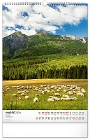 Nástenný kalendár Tatry 2024, 33 × 46 cm 3