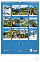 Nástenný kalendár Tatry 2024, 33 × 46 cm 14