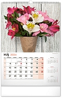 Nástenný kalendár Kvety 2024, 33 × 46 cm 5