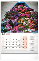 Nástenný kalendár Kvety 2024, 33 × 46 cm 6