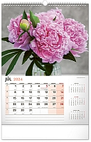 Nástenný kalendár Kvety 2024, 33 × 46 cm 7