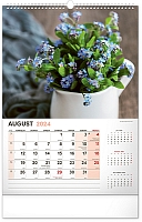 Nástenný kalendár Kvety 2024, 33 × 46 cm 8