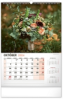 Nástenný kalendár Kvety 2024, 33 × 46 cm 10
