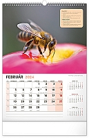 Nástenný Včelársky kalendár 2024, 33 × 46 cm  2