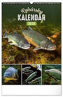 Nástenný kalendár Rybársky 2024, 33 × 46 cm