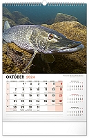 Nástenný kalendár Rybársky 2024, 33 × 46 cm 10