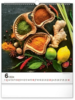 Nástenný kalendár Korenie a bylinky 2024, 30 × 34 cm 6
