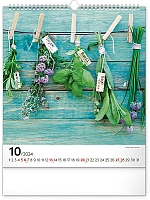 Nástenný kalendár Korenie a bylinky 2024, 30 × 34 cm 10