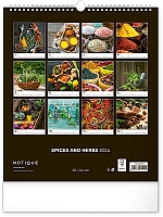 Nástenný kalendár Korenie a bylinky 2024, 30 × 34 cm 14