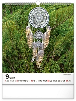 Nástenný kalendár Lapač snov 2024, 30 × 34 cm 9