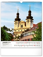 Nástenný kalendár Pamätihodnosti Slovenska 2024, 30 × 34 cm 1